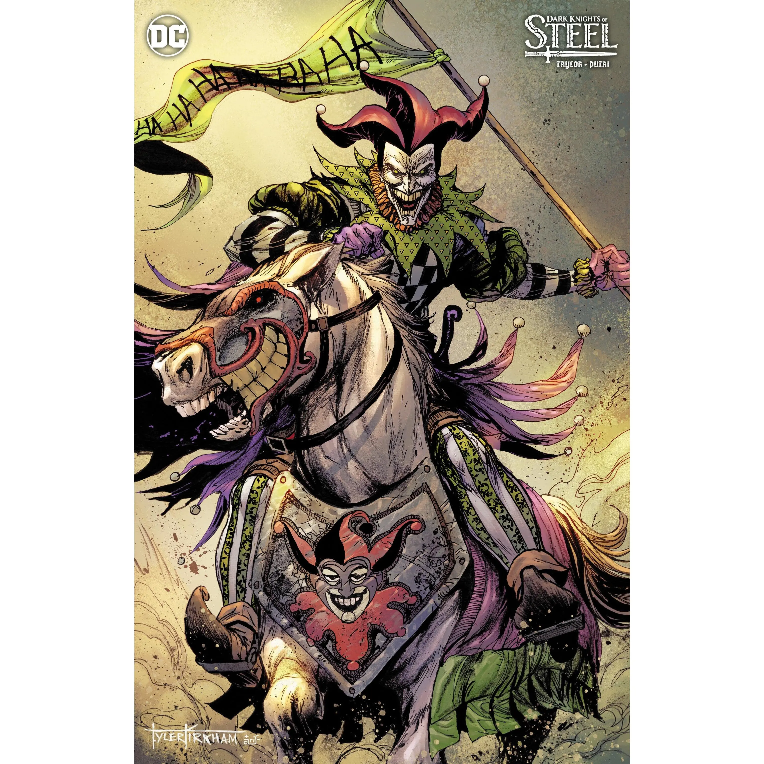 DARK KNIGHTS OF STEEL #1 KIRKHAM MIMIMAL CVR B - LTD 1500