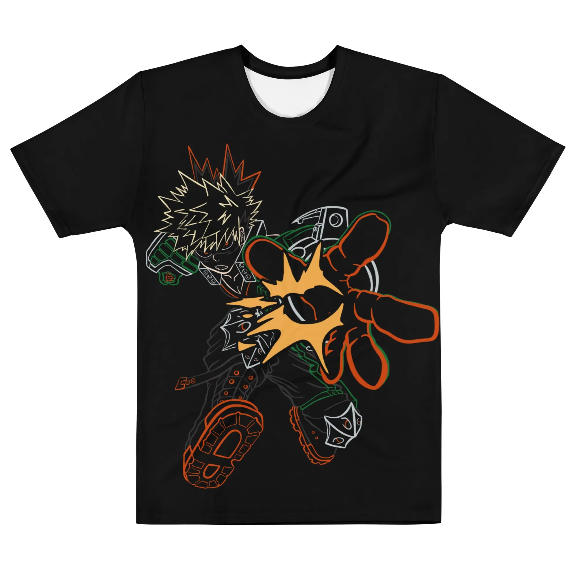 Dynamite All Over Black Tee