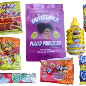 Spicy Mango Puurckle Kit Pack, Whole Spicy Mango Puurckle, Sliced Mango Puuckles, Rip Rolls, Salsaghetti Candy, Hot Fries, Hot Cheetos, Lucus, Sprinkle Me Mango