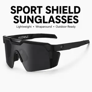 Sport Wraparound Sunglasses for Men Women, Y2K Shield Cycling Glasses with UV400 Mirror Lens, Lightweight Outdoor Sports Sunglasses for Driving Running Hiking Fishing Golf Baseball Beach Travel, Retro Oversized One Piece Shield Eyewear