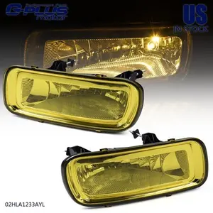 Fit For 2004-2006 Ford F150 & 2006 Lincoln Yellow Fog Lights Lamps W/Bulbs