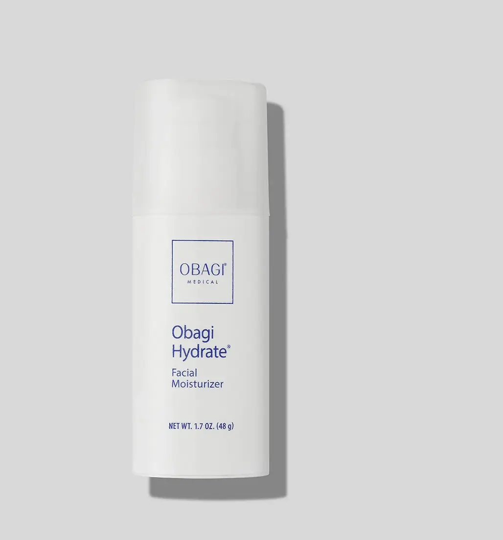 Obagi Hydrate Facial Moisturizer - Lightweight Shea-Infused Formula for Evening Use to Lock in Skin Hydration, Hydrating, Restore, Daily, Nourishing, Moisture, Radiant, Smooth, Bottle, Soybean, Normal, Regular