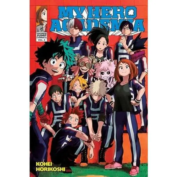 USED Book - My Hero Academia, Vol. 4: The Boy Born with Everything by Horikoshi, Kohei (Paperback) - english
