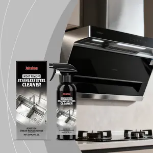 Jakehoe Stainless Steel Cleaner Daily Kitchen Appliance Dishwashing Sink Oil Dirt Cleaning Refurbishment Spray