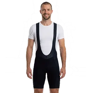 Aero Men's Cycling Bibs Shorts | UPF50+ 2Phone Side Pockets , 4D Agis Chamois No Chafing Breathable,anti slip leg cuffs