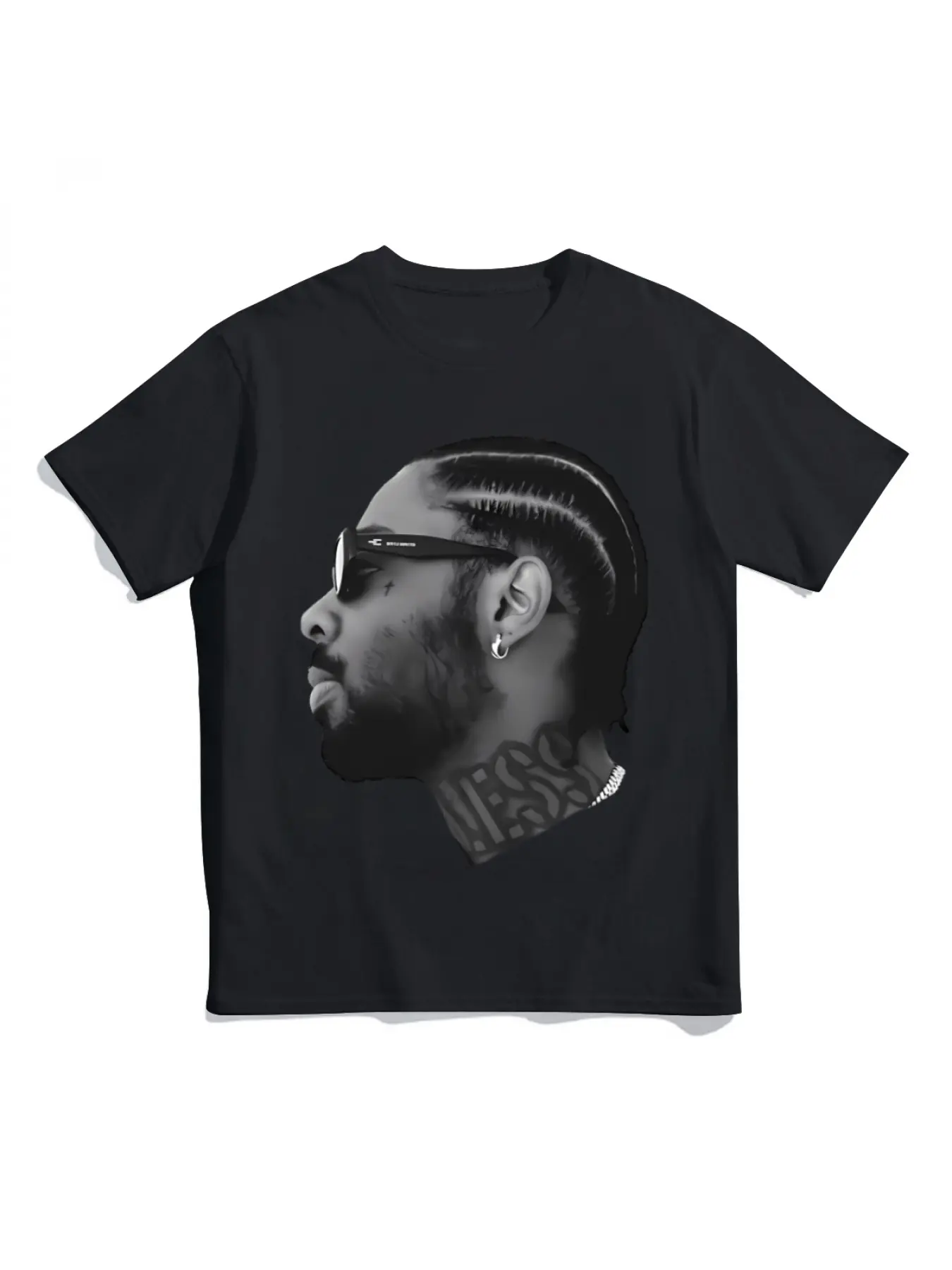 Brent Fiaz Retro 90s Rap T-Shirt, Casual Classic Cotton Men's Shirt, Graphic Long Sleeve Top, Streetwear Comfort Daily Wear