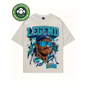 Legend Ken Griffey Jr. Vintage 90s Baseball T-Shirt - Heavyweight 230gsm Iconic Number 30 Jersey, Si