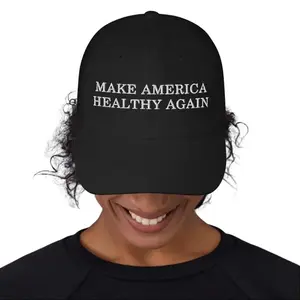 Make America Healthy Again MAHA Embroidered Dad Hat - RFK Jr + Joel Salatin of Polyface Farm