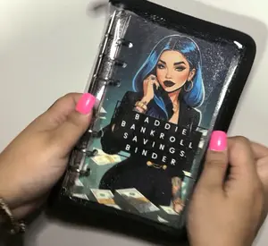 Baddie Bankroll Cash Stuffing Savings Challenge Bundle | 4x7 Made for A6 Binders | 8 Challenges + 1 Binder | Cash Budget | Unique Envelope | Money Saving | Cash Envelope Method