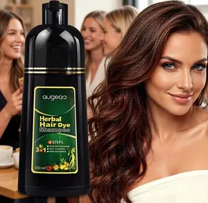 16.9 fl oz 3 in 1 Hair Dye Shampo0, Ammonia-Free Herbal Formula, Quick Color,Moisturizing, Anti-Frizz, 15-Minute InstantColor, Multiple Fashion Colors, Salon-Gradefor Men and Women, Ideal for Home Use，Mother's Day