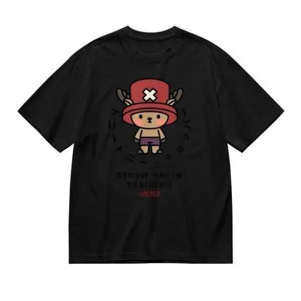 One-Piece Cute Tony Tony Chopper T-Shirt- Urban Daily Use, Casual  Essential for Teen Anime Collectors