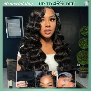 [New in] STERLY 200% Density Burgundy / Black Color 7x6 Glueless Deep / Body Wave Wig with Drawstring Burmese Curly One-Step Glueless Wig 100% Human Hair Wig Natural Color Kinky Curly Ready to Wear Wig #Summervibes #tiktokshopmemorialday