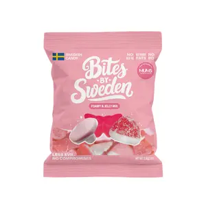 Bites By Sweden Foamy and Jelly Mix 2.4oz, Swedish Candy