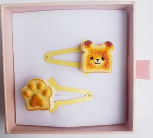Bread Kitty Magnetic Hair Clips