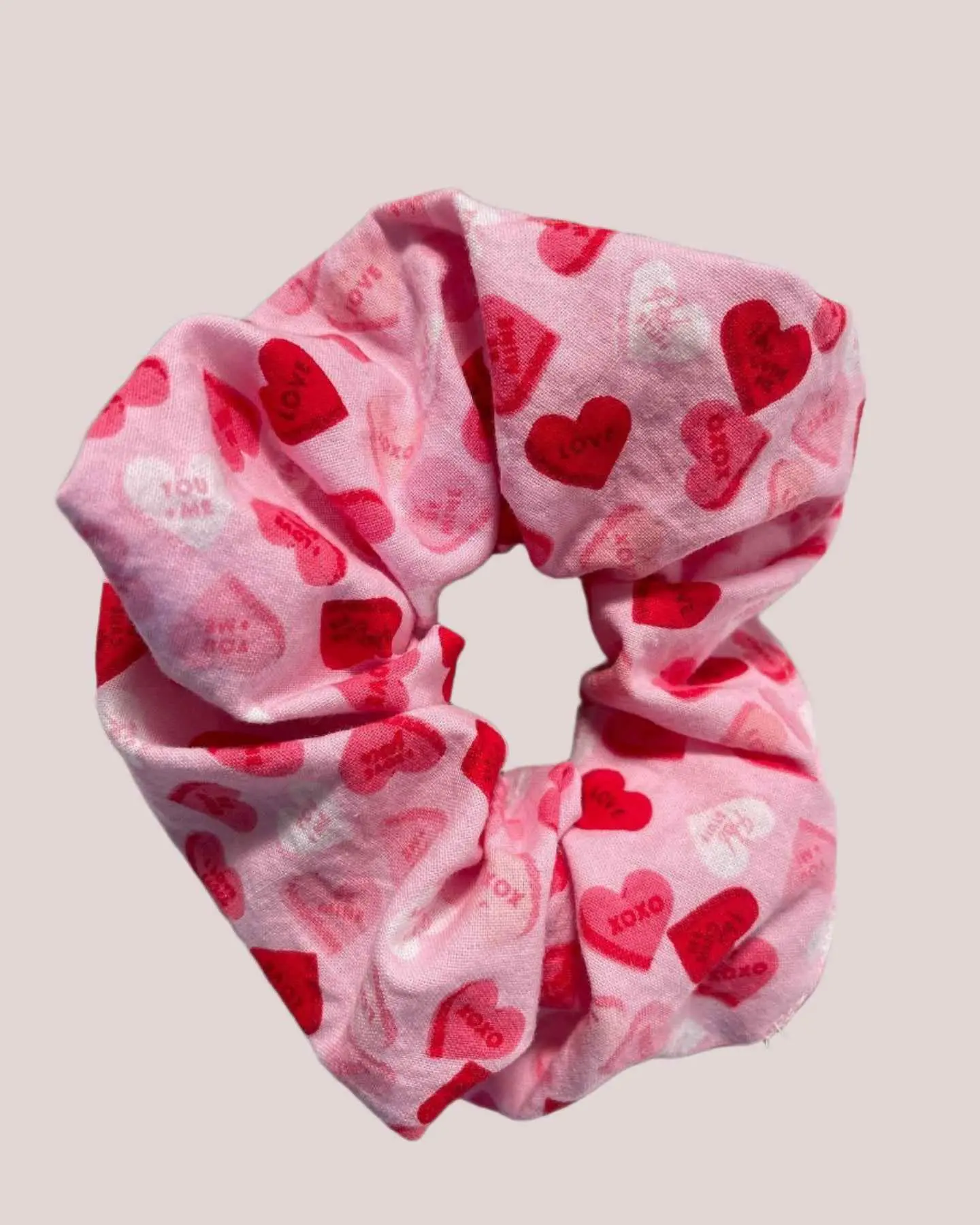 Heart Scrunchies