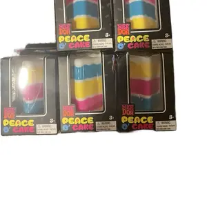 Schylling Needoh (NEW) Peace O Cake Anxiety Relief Product, Stress Relief Fidgeting Tool, Durable Silicone Portable Tactile Stress Toy