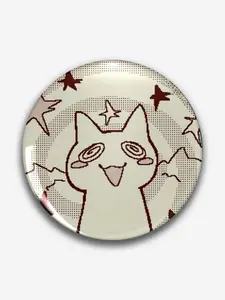 Cute Cartoon Pattern Pin Badge, Unique Plastic DIY Button, Creative Holiday Accessories for Jeans, T-Shirts, Backpacks & Hats, Fashion Accessory