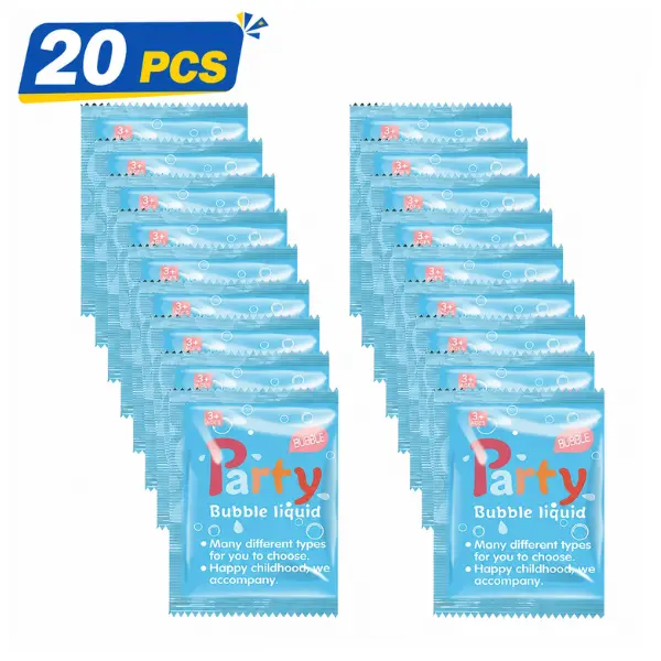 Bubble Solution Refill, 10pcs & 20pcs Bubble Concentrated Solution for Bubble Machine, Bubble Maker Bubble Water for Party Birthday Outdoors, Bubble Liquid, Different Bubble Types, Bubble Fun