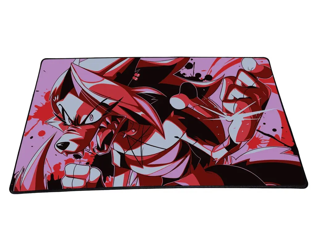 Helluva Boss Run Raged Out Loona Mouse Pad and Playmat Cartoon
