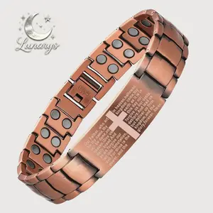 Lunarys Copper Bracelets for Men hip