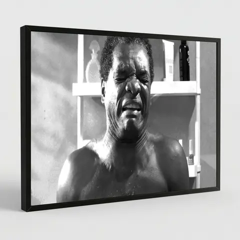 Friday Movie Poster, Dad Toilet Scene, Black And White Classic Movie Art Comedy Wall Art Poster Print Gift for Him
