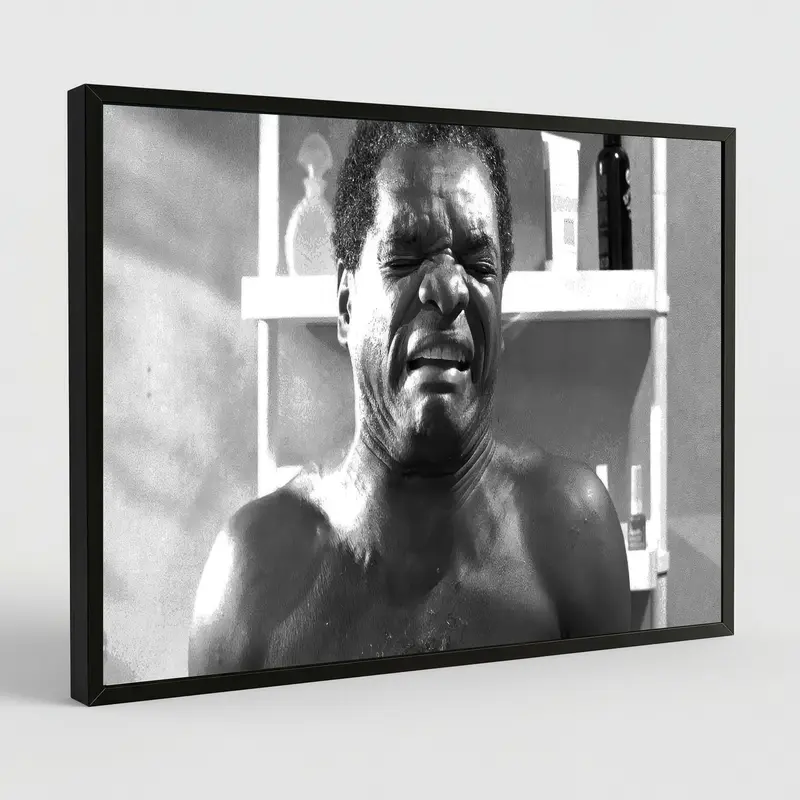 Friday Movie Poster, Dad Toilet Scene, Black And White Classic Movie Art Comedy Wall Art Poster Print Gift for Him