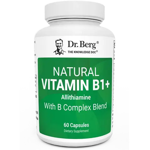 Natural Vitamin B1+ Allithiamine with B Complex Blend – 60 Capsules