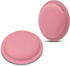Lizhi Case for Apple Airtag Holder Airtag Case Cover Airtag Sticker Stick on Adhesive Mount Silicone for Tv Remote Car Airtag Phone Case 2 Pack (Pink) LiZHi