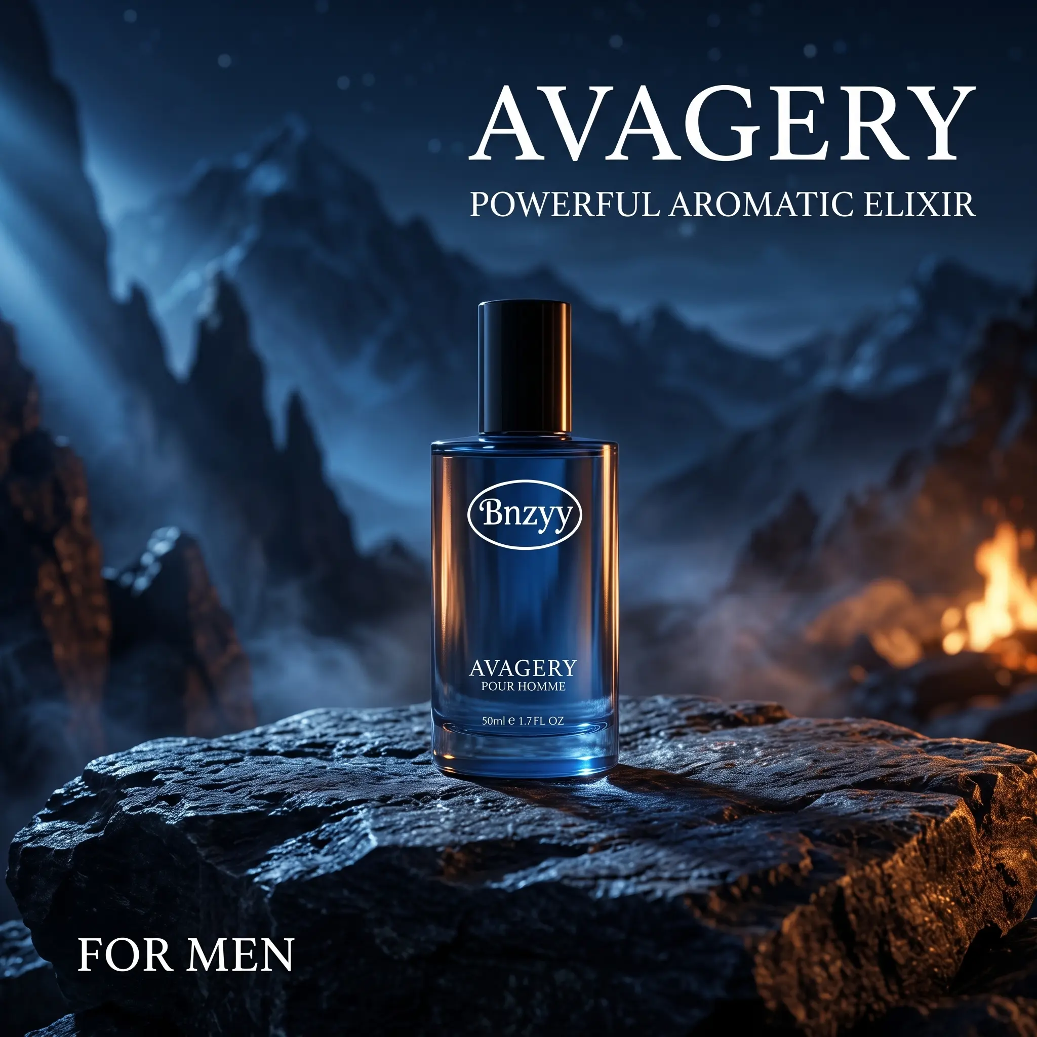 Bnzyy AVAGERY Men's Cologne Long Lasting Fragrance, Aromatic Woody Spicy Scent Eau de Parfum Spray for Men, Luxury Perfume Gift for Him 50ml