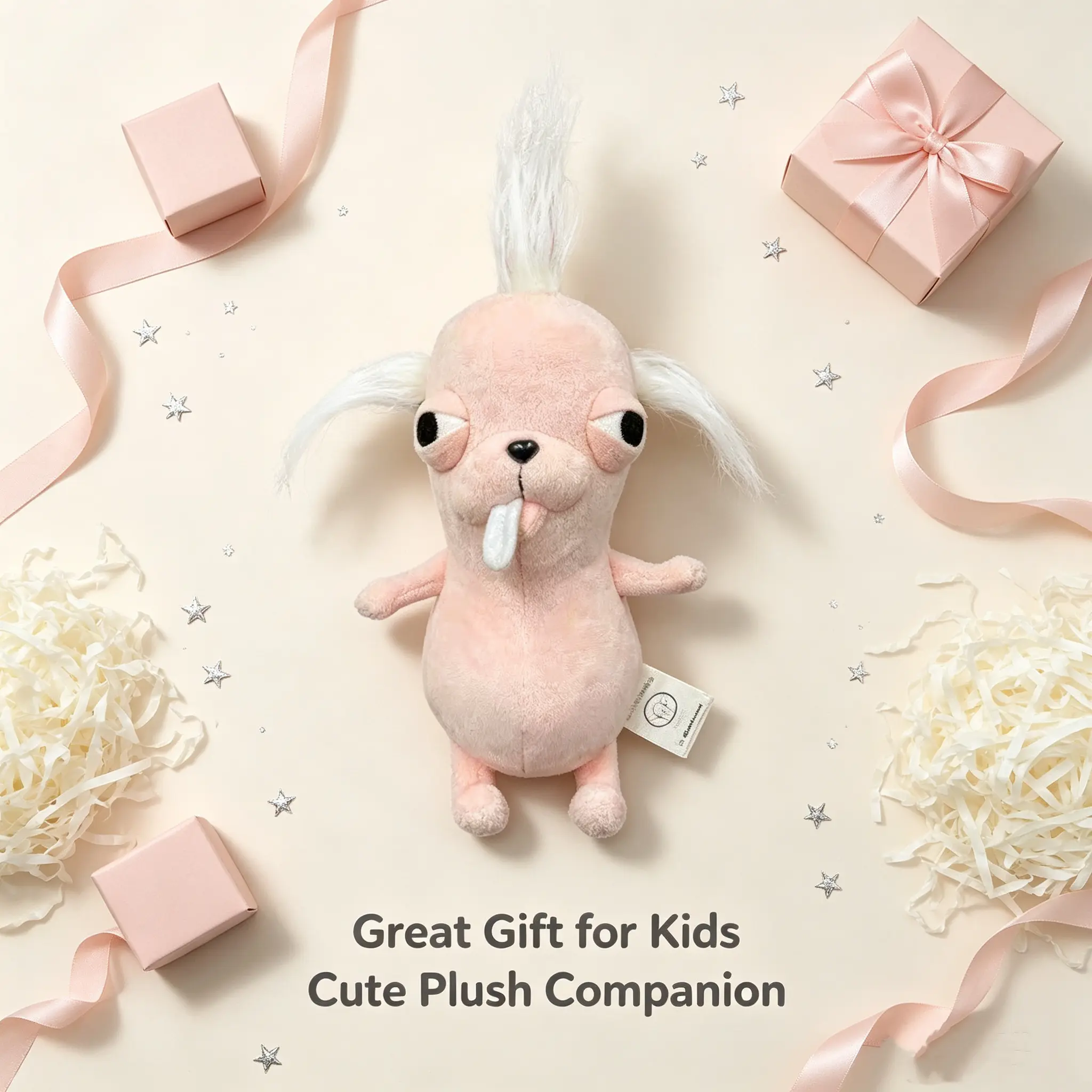 A stress-relieving Chihuahua plush toy that doubles as a cute backpack charm; its cloud-like softness makes it the perfect gift.