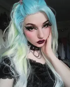 IMstyle Rainbow Wigs Collection Lace front Wig Pride Party Wig