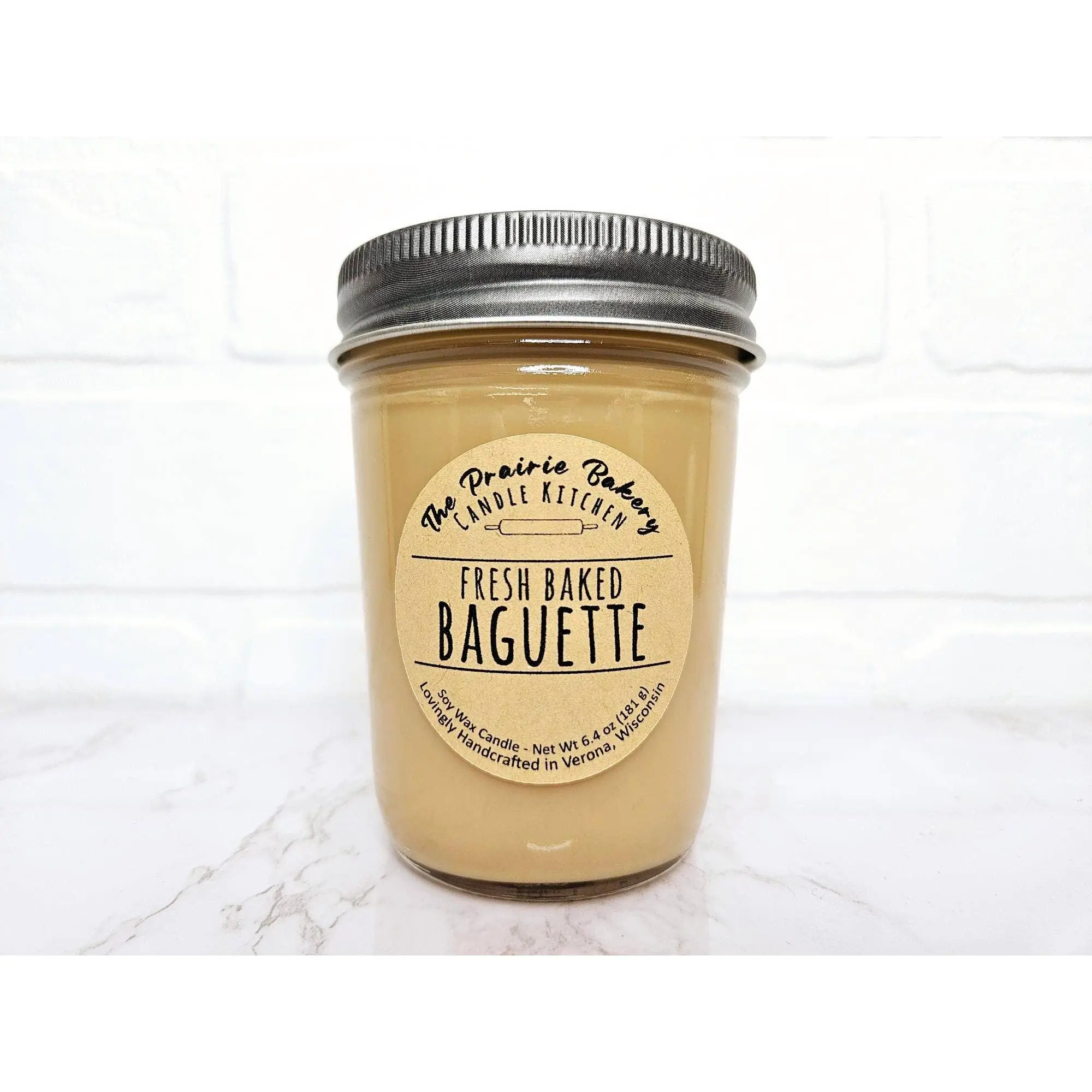 Fresh Baked Baguette Scented Soy Wax Candle