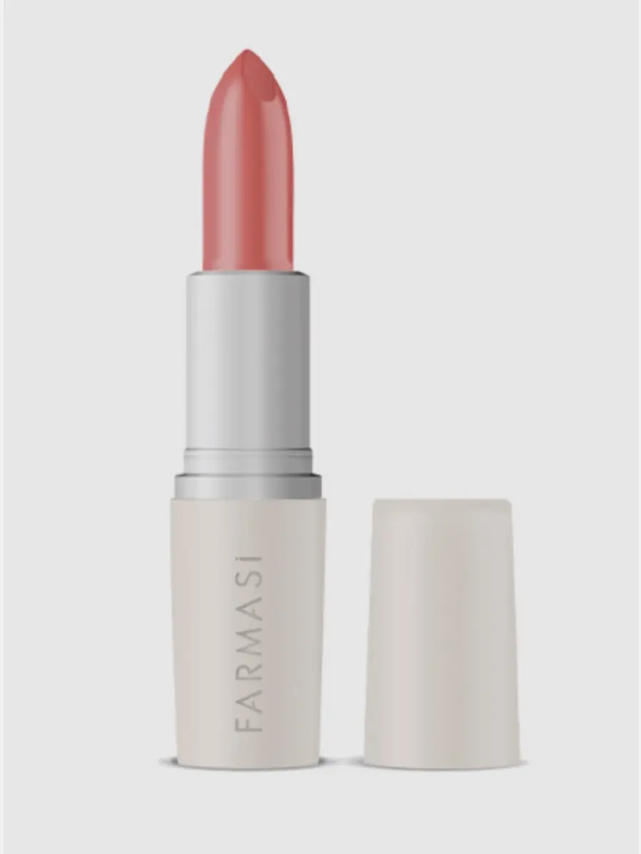 FARMASI Creamy Lipstick, Bittersweet - High Pigmentation, Hydrating & Long-Lasting Vegan Lip Color, Cruelty Free Gloss Makeup for All Skin Types, 0.14 oz, Animal By Product Free, Organic Pigment
