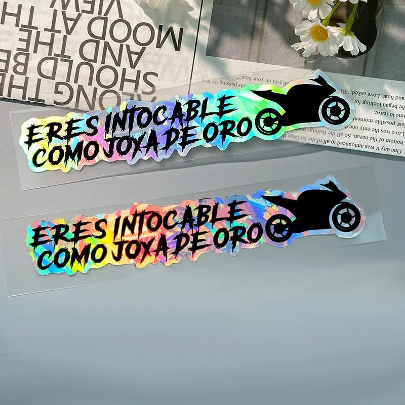 Motorcycle Sticker Set, Self-Adhesive Waterproof Vinyl Decals, Fits Fuel Tank, Windshield, Electric Scooter, Gift for Modded Enthusiasts