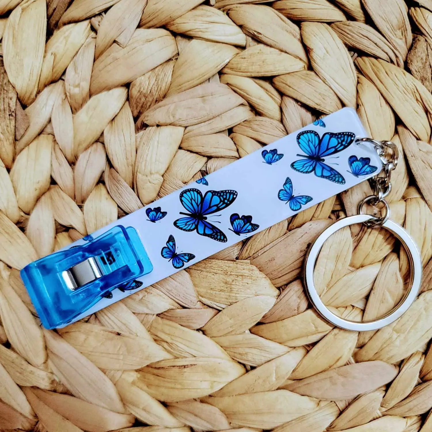 White/Blue Butterflies