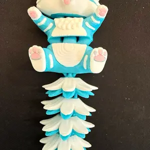 5.1 Inch Fluffy Tails Cat