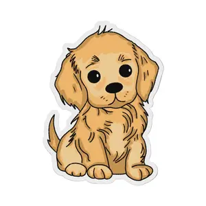 Golden Labrador Vinyl Sticker
