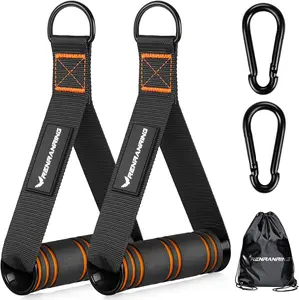 RENRANRING Replacement Gym Handles – Cable Machine, Resistance Bands & Strength Trainer Pull-Down Attachments for Home & Commercial Workouts