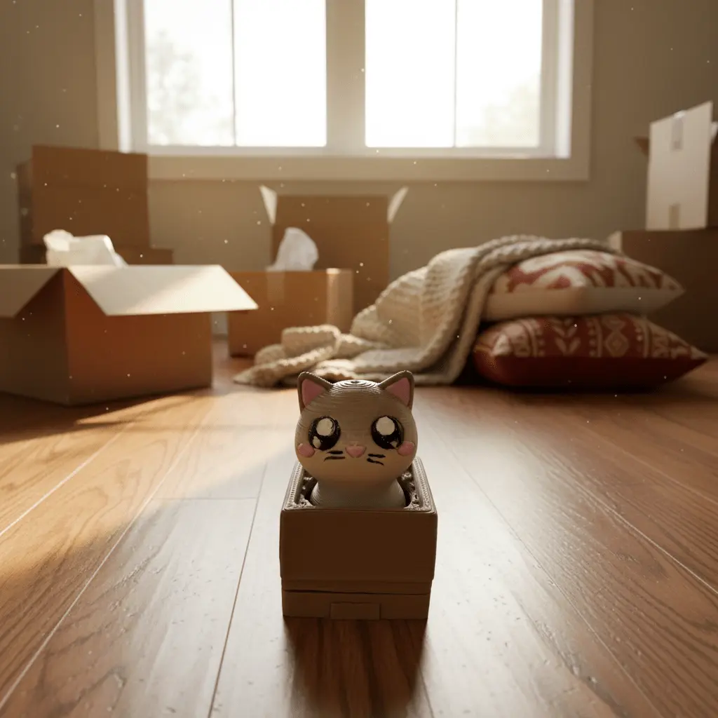 Box Cat Clicker – Cat-in-a-Box Fidget Toy