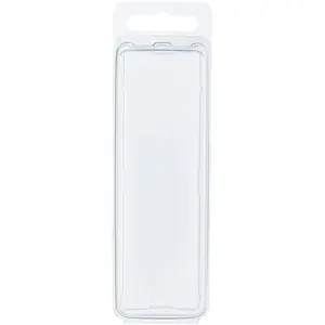 Collecting Warehouse Clear Plastic Clamshell Package / Storage Container, 4" H x 1.1875" W x 1.125" D
