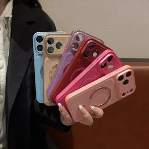 Unisex Magnetic Phone Case, Compatible with iPhone 17/16/15 Series, Protective Cover for Men & Women, Aurora Design