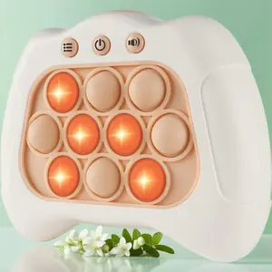 Pop The Target! Handheld Speed Push Game Machine: A Fun Multiplayer Game for Family. Sensory Fidget Toy Christmas Toys Gifts for 6 7 8 9 10 11 12 Years Old Kids Road Trip Car Games Kids White