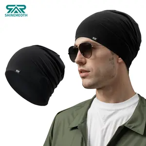 Solid Color Cooling Skull Cap, Sweat Wicking Cycling Running, Motorcycle Hat, Helmet Liner, Stretchy Helmet Hat for Men & Women