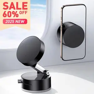 2025 New Vacuum Magnetic Phone Stand - Equipped with magnetic ring, Easy to mount,360° adjustable holder, portable phone accessories, multi-scene use, suitable for all smartphone