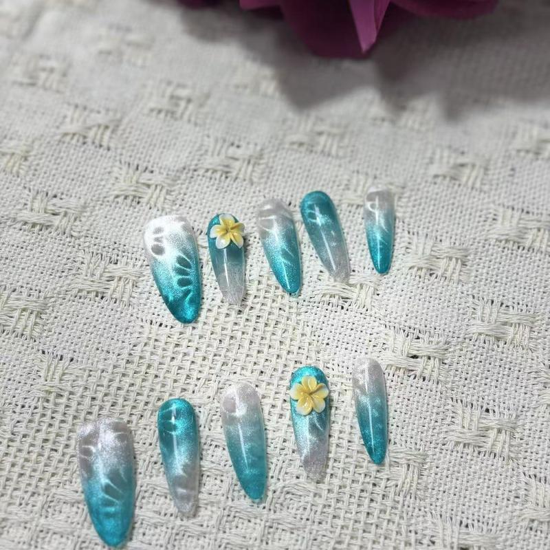 20sets handmade press-on nails selectable size and length random style--jojo