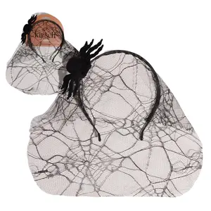 Kitsch Spiderweb Veil Headband