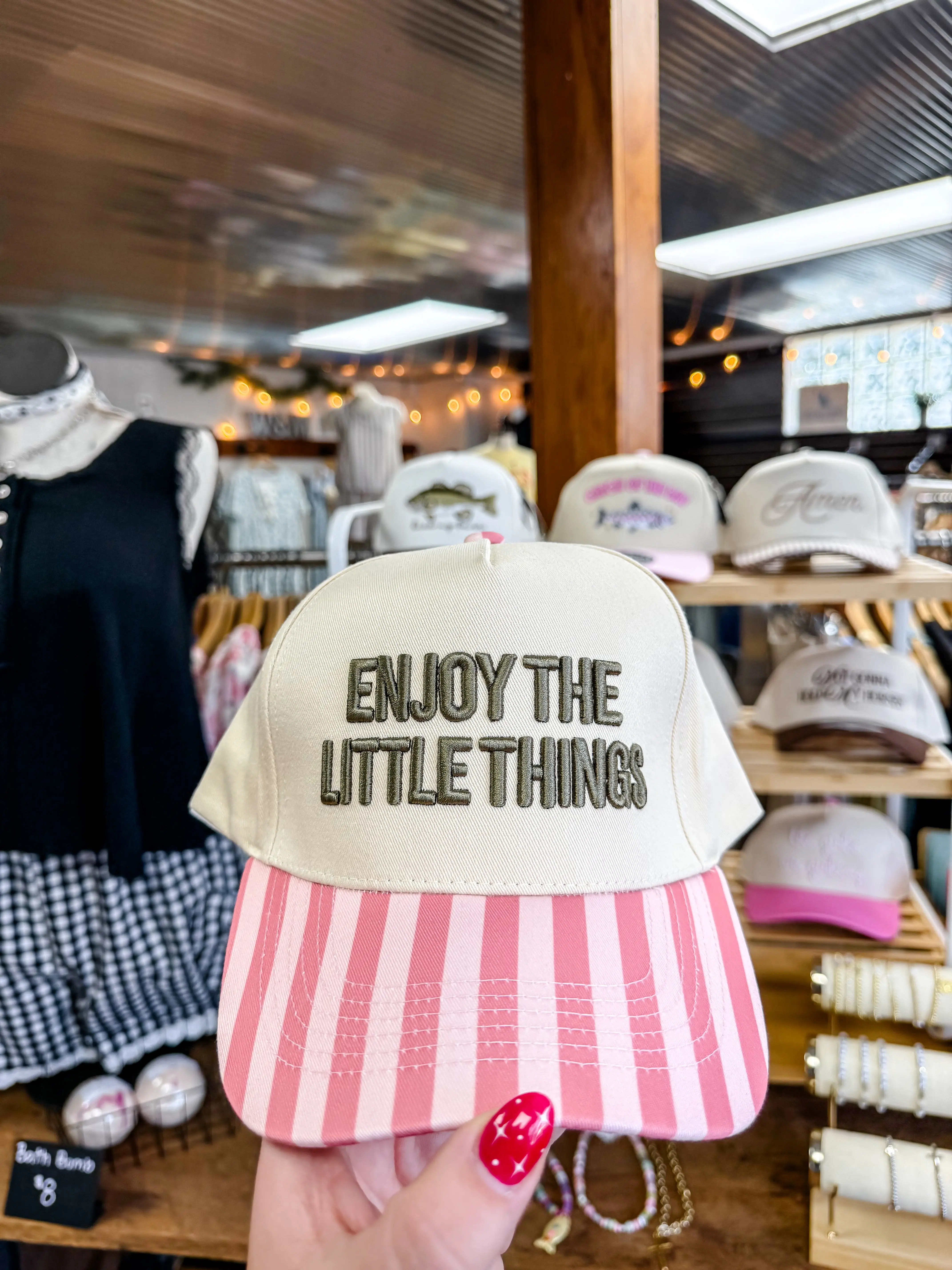 Enjoy the Little Things Hat