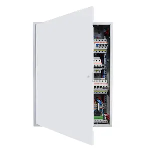 【FathersDayGift】 VEVOR Access Panel for Drywall, 33.2 x 25.2 in Galvanized Steel Access Door, Easy Install Hinged Service Panel with Screwdriver Latch, for Ceiling Plumbing Electrical, 24.4 x 32.4 in Cutout Size Whit