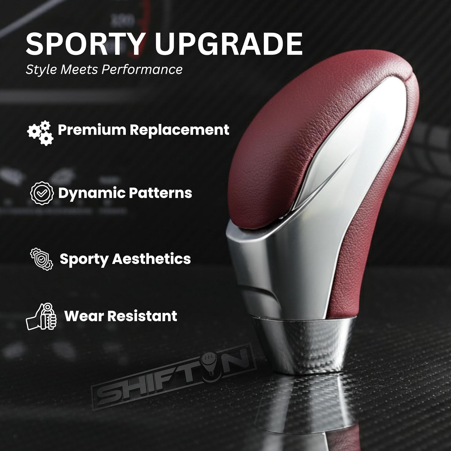 SHIFTIN Car Gear Shift Knob for Toyota Avalon Camry Corolla, Lexus RX ES GS IS LS SC Mazda 3 6 CX MX, Acura MDX RL TL TSX, Scion tC xB xD iQ