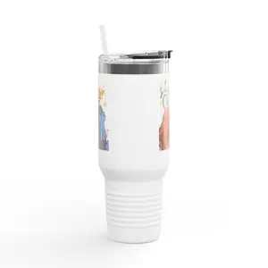 Slay Queen design Travel Mug | 40oz insulated tumbler
